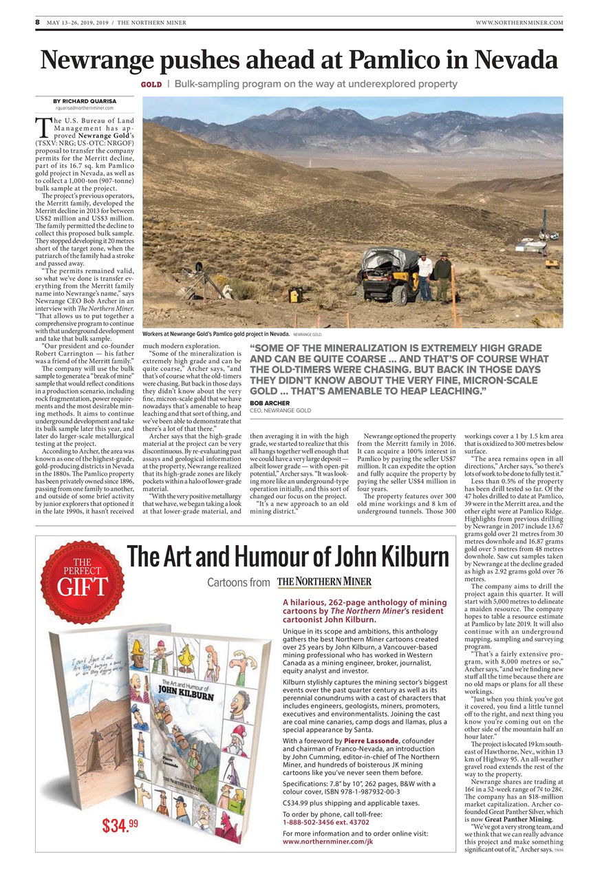 The Northern Miner Preview Pages