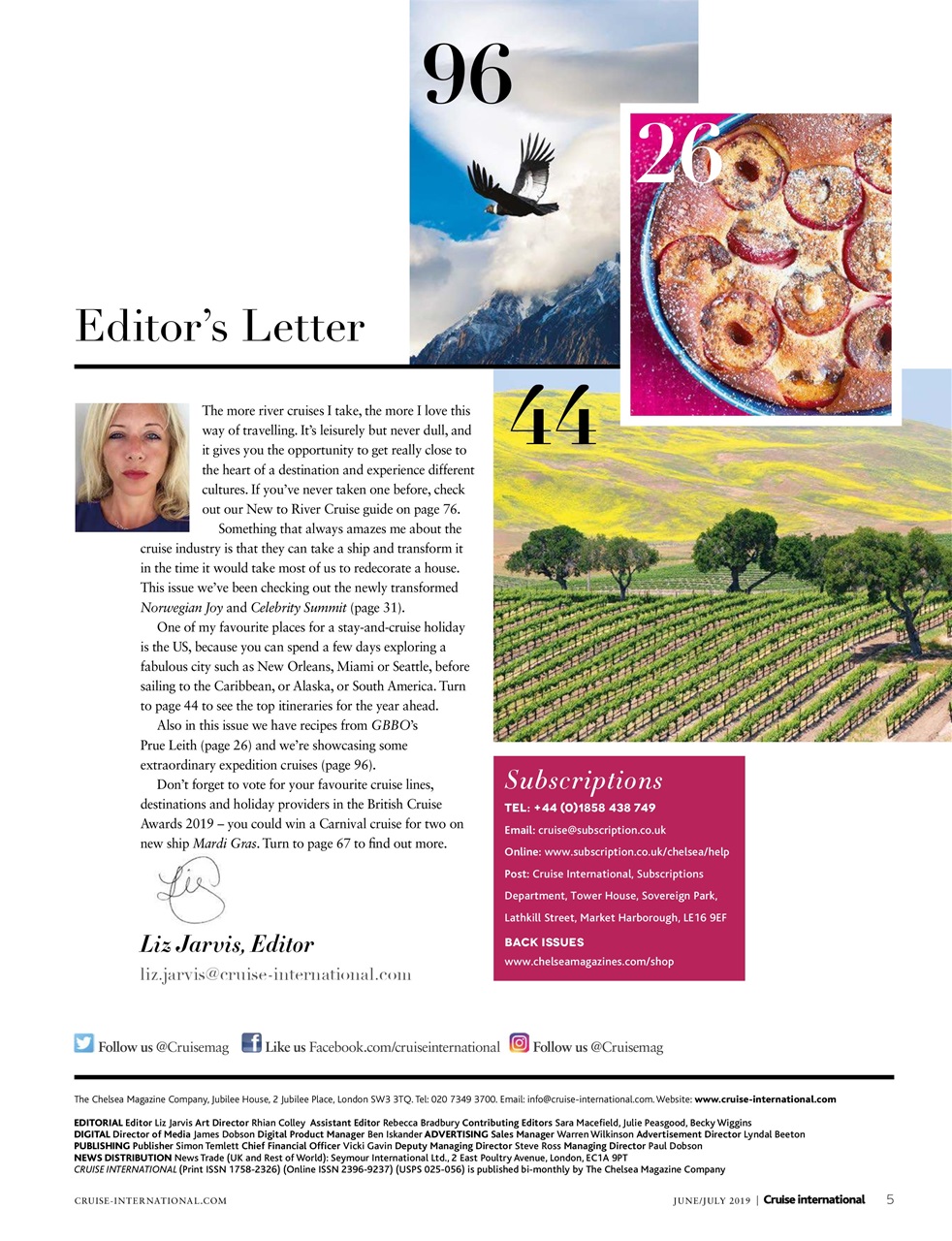 Cruise & Travel Preview Pages