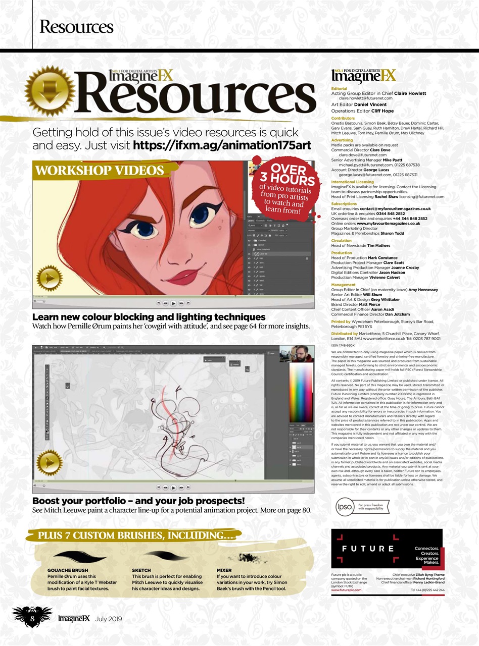 ImagineFX Preview Pages