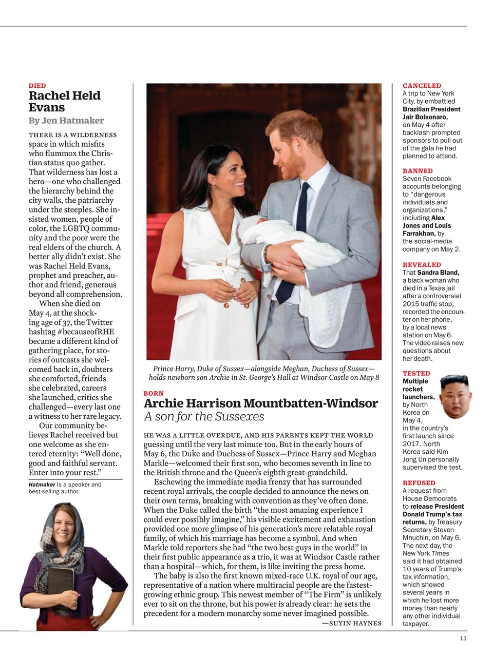 TIME Magazine Europe Preview Pages