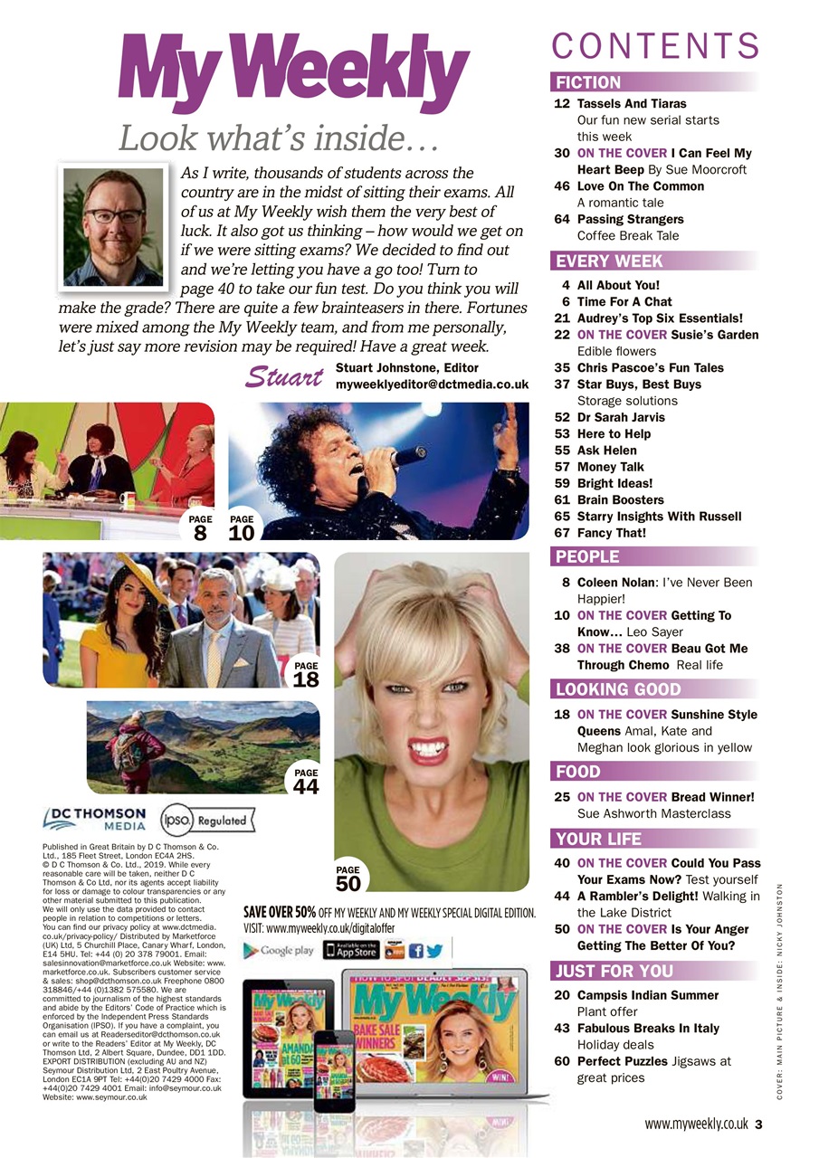 My Weekly Preview Pages