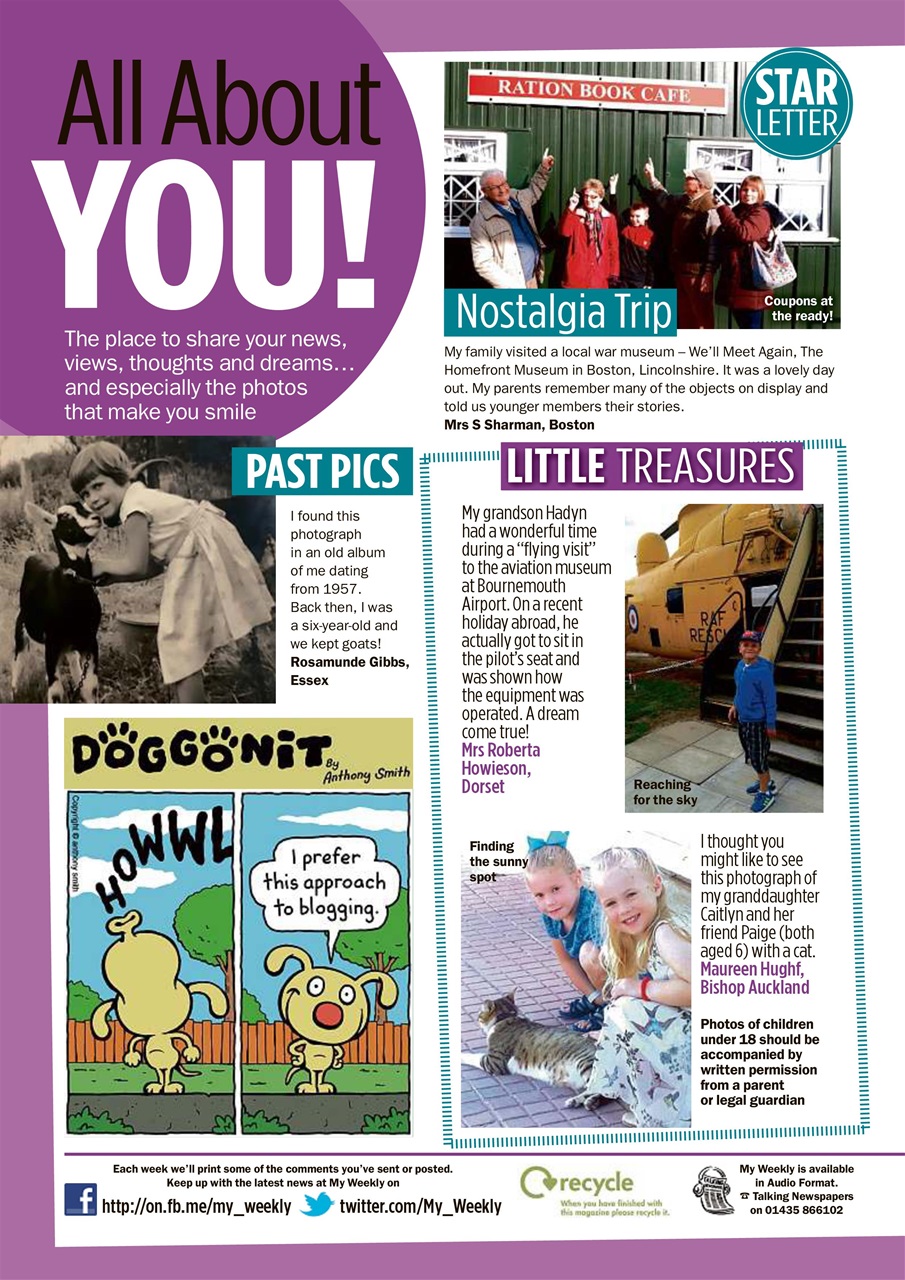 My Weekly Preview Pages