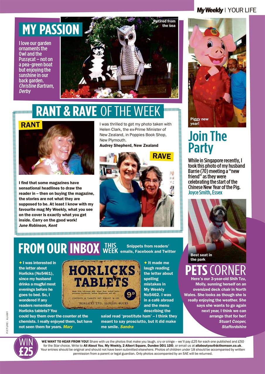 My Weekly Preview Pages