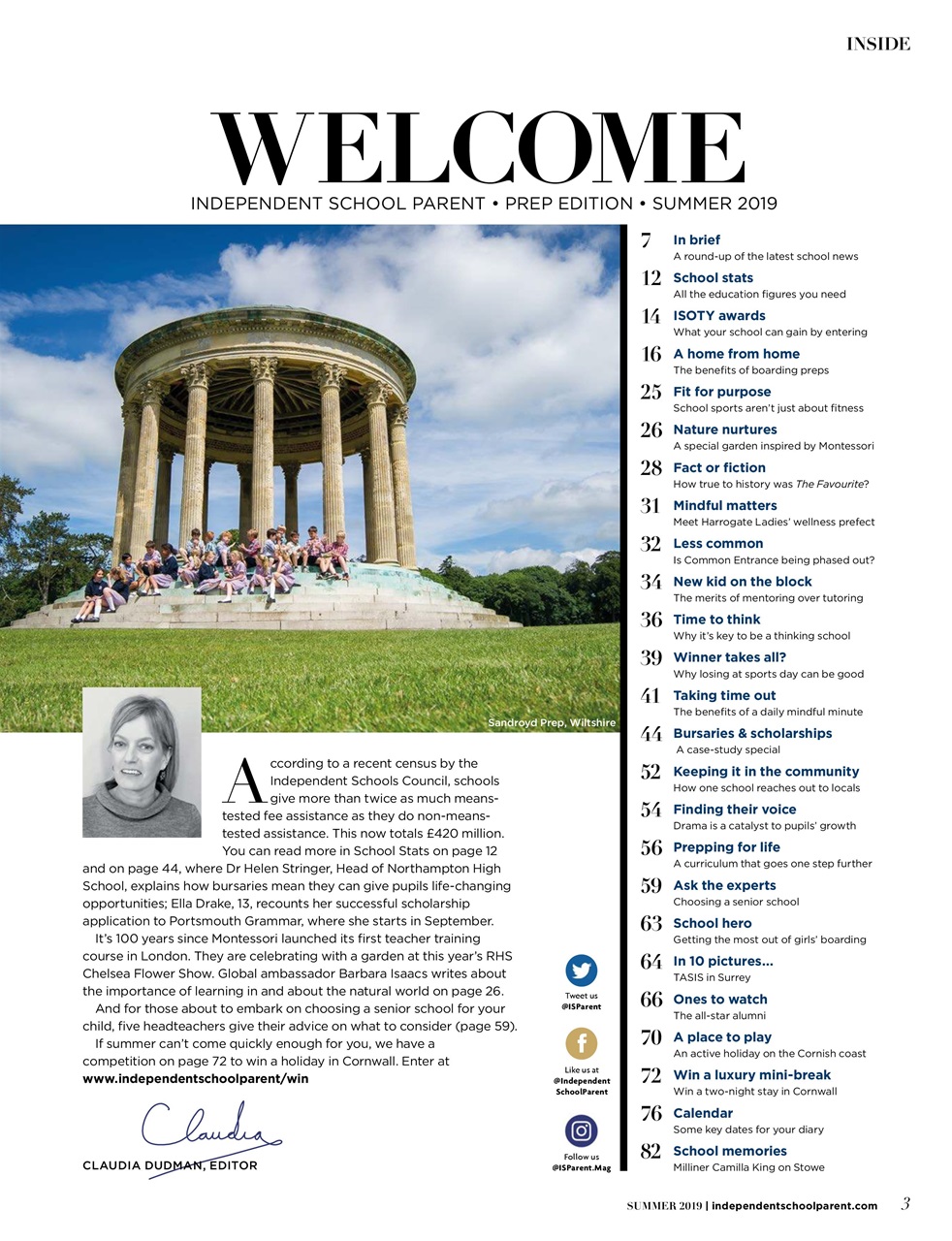 Independent School Parent Preview Pages