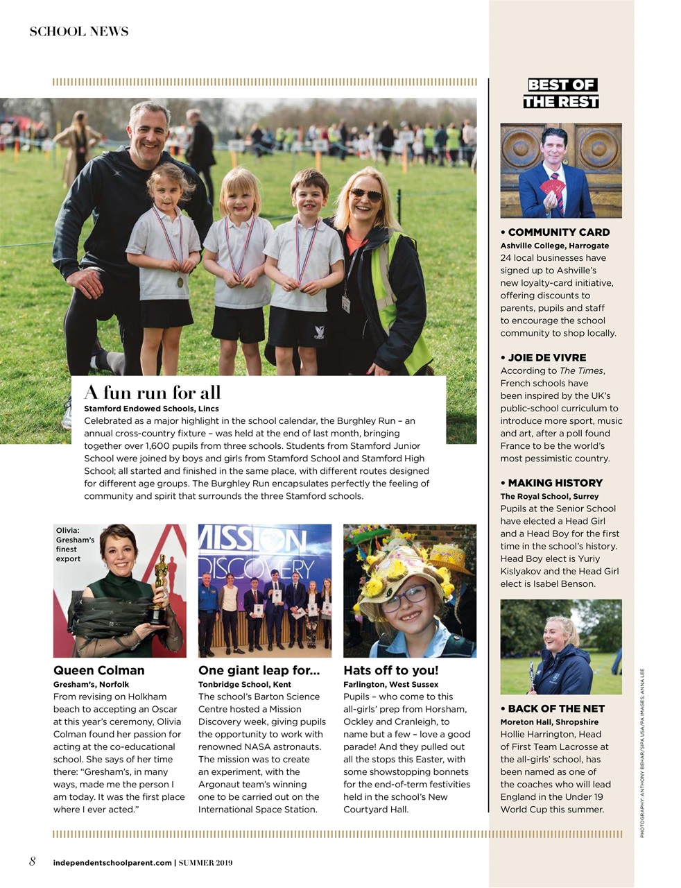Independent School Parent Preview Pages
