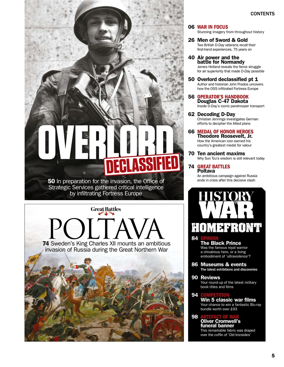 History of War Preview Pages