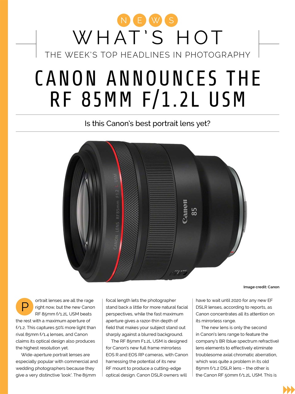 Photography Week Preview Pages