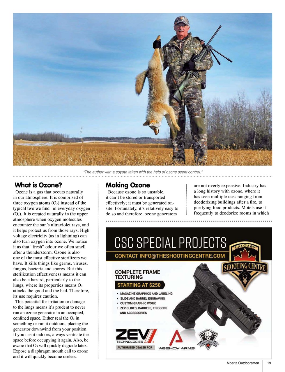 Alberta Outdoors Preview Pages