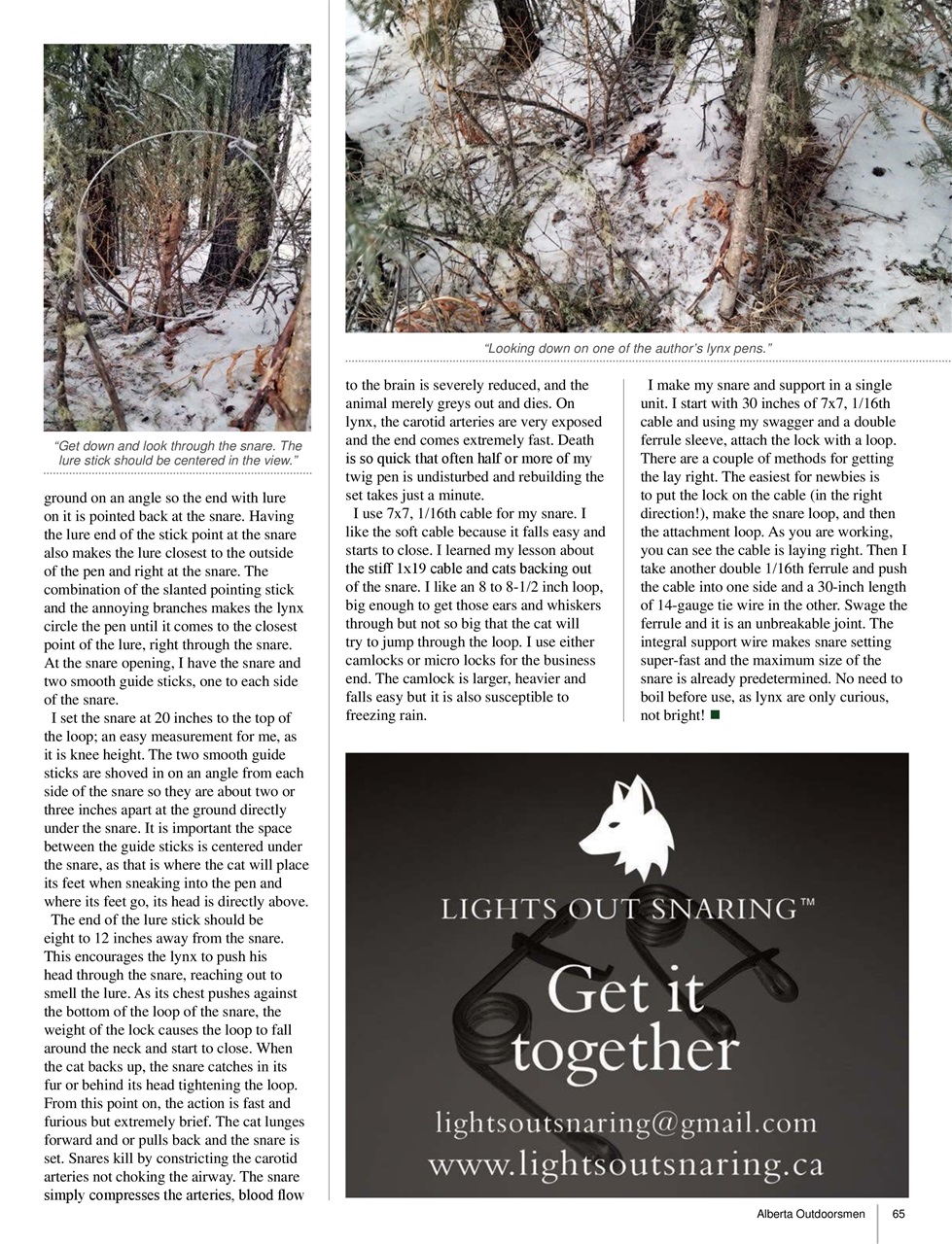 Alberta Outdoors Preview Pages