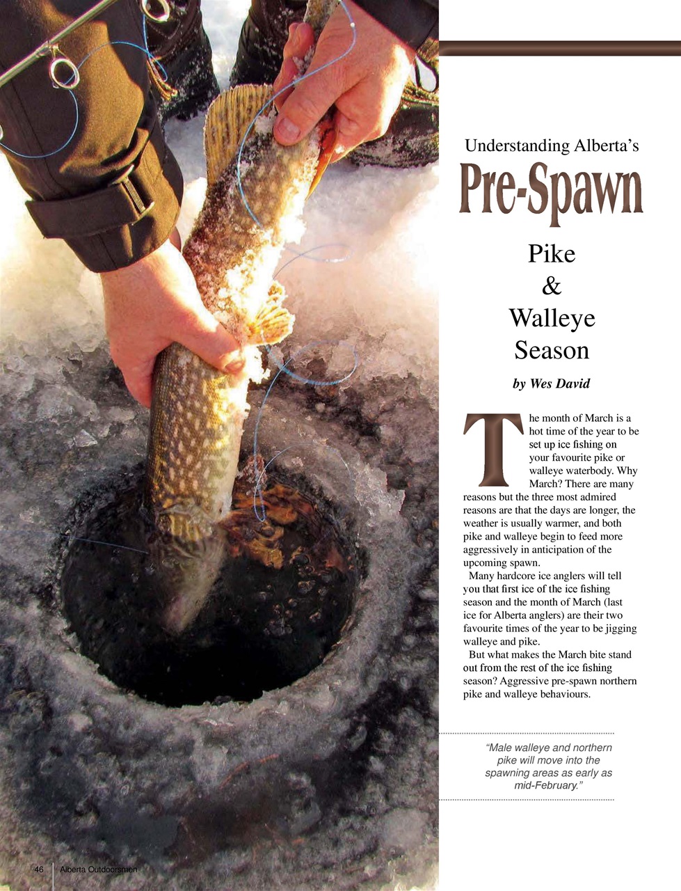 Alberta Outdoors Preview Pages