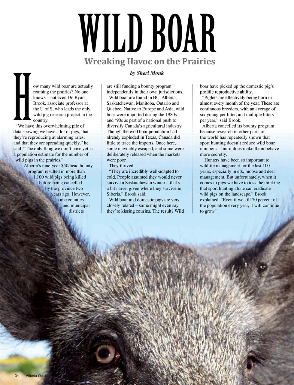 Alberta Outdoors Preview Pages