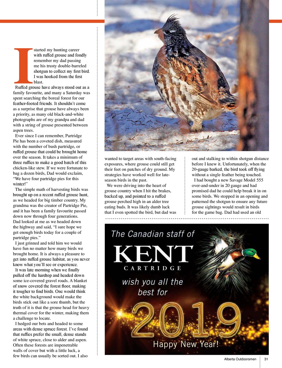 Alberta Outdoors Preview Pages