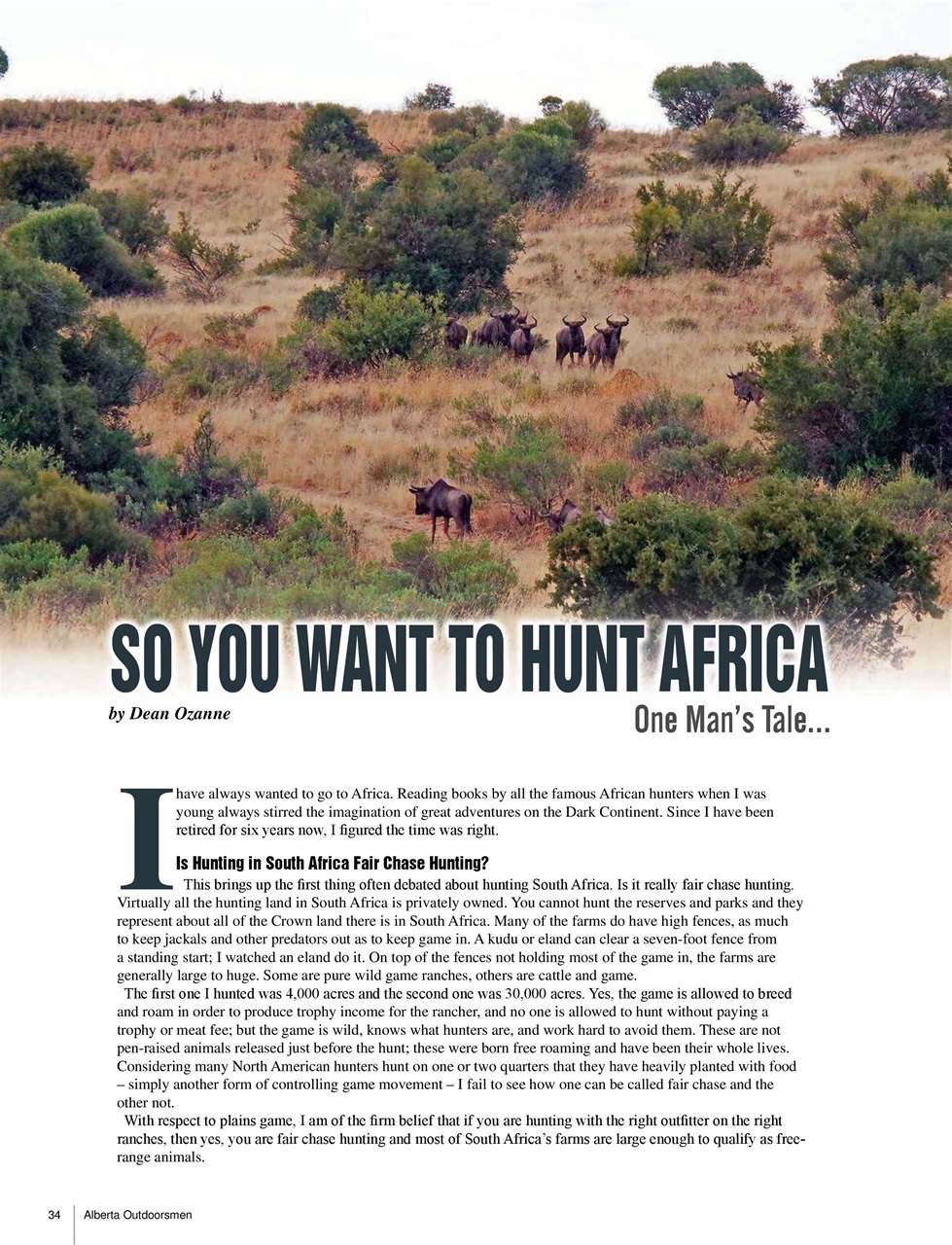 Alberta Outdoors Preview Pages