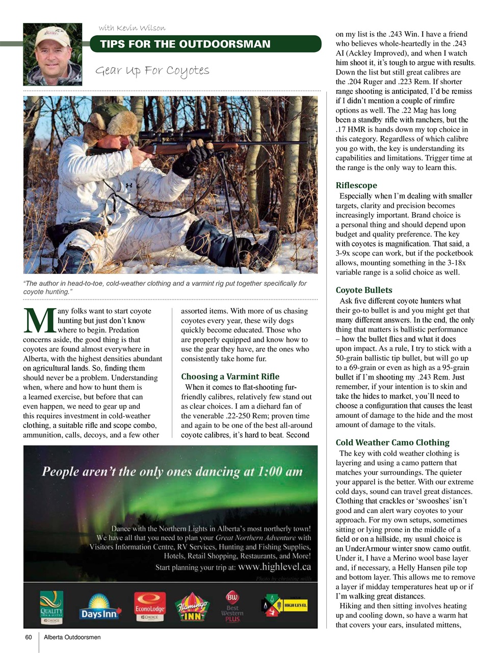 Alberta Outdoors Preview Pages