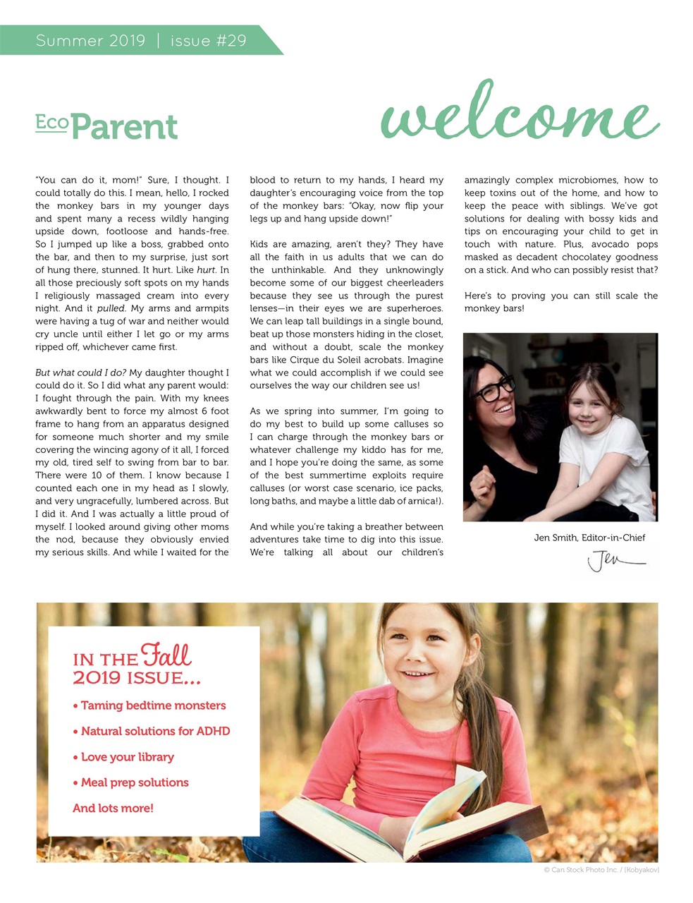 Ecoparent Magazine Preview Pages