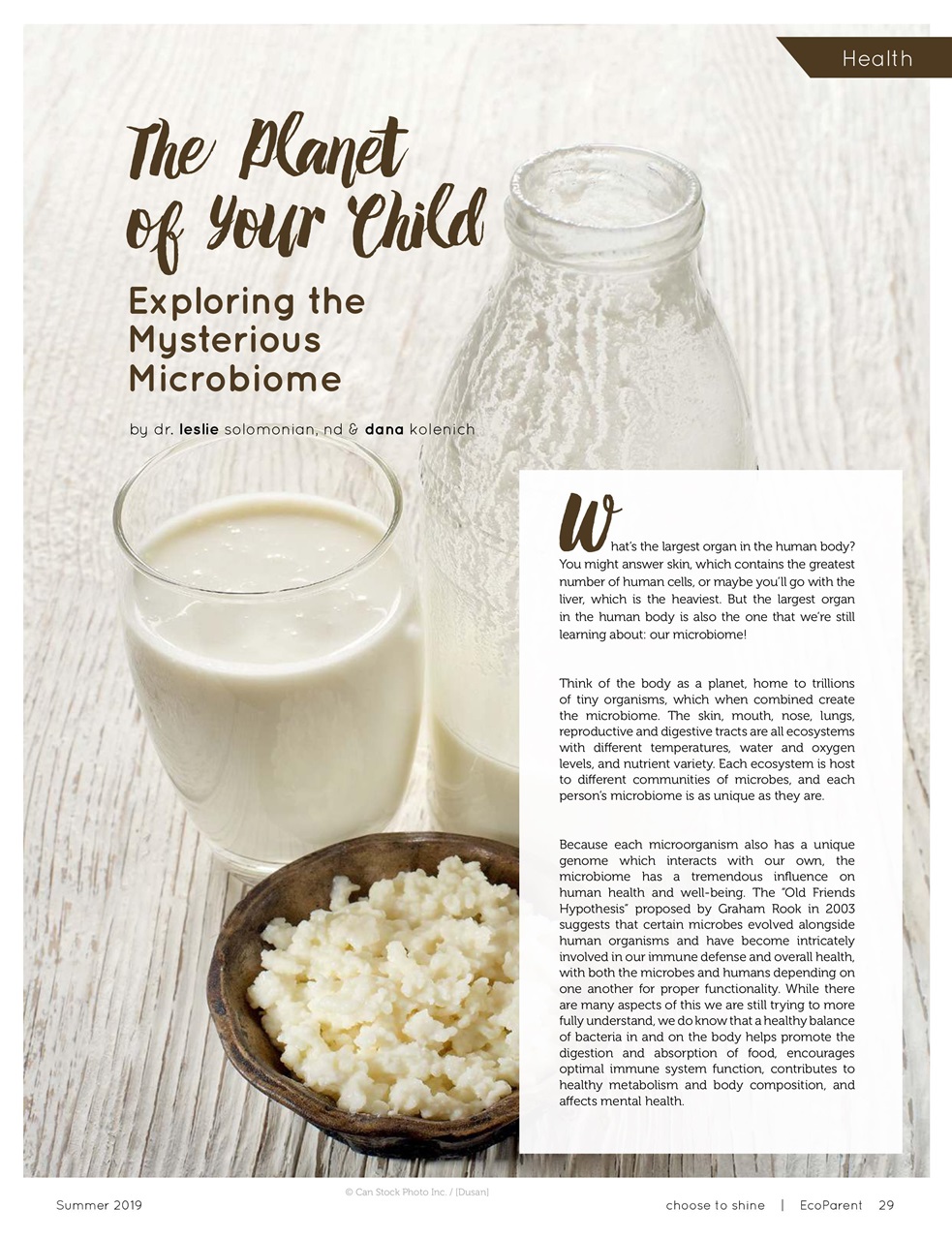 Ecoparent Magazine Preview Pages