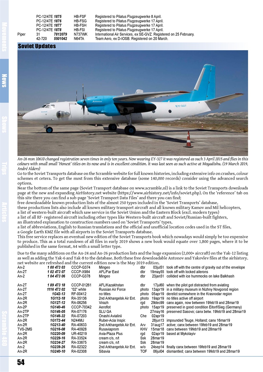 Scramble Magazine Preview Pages