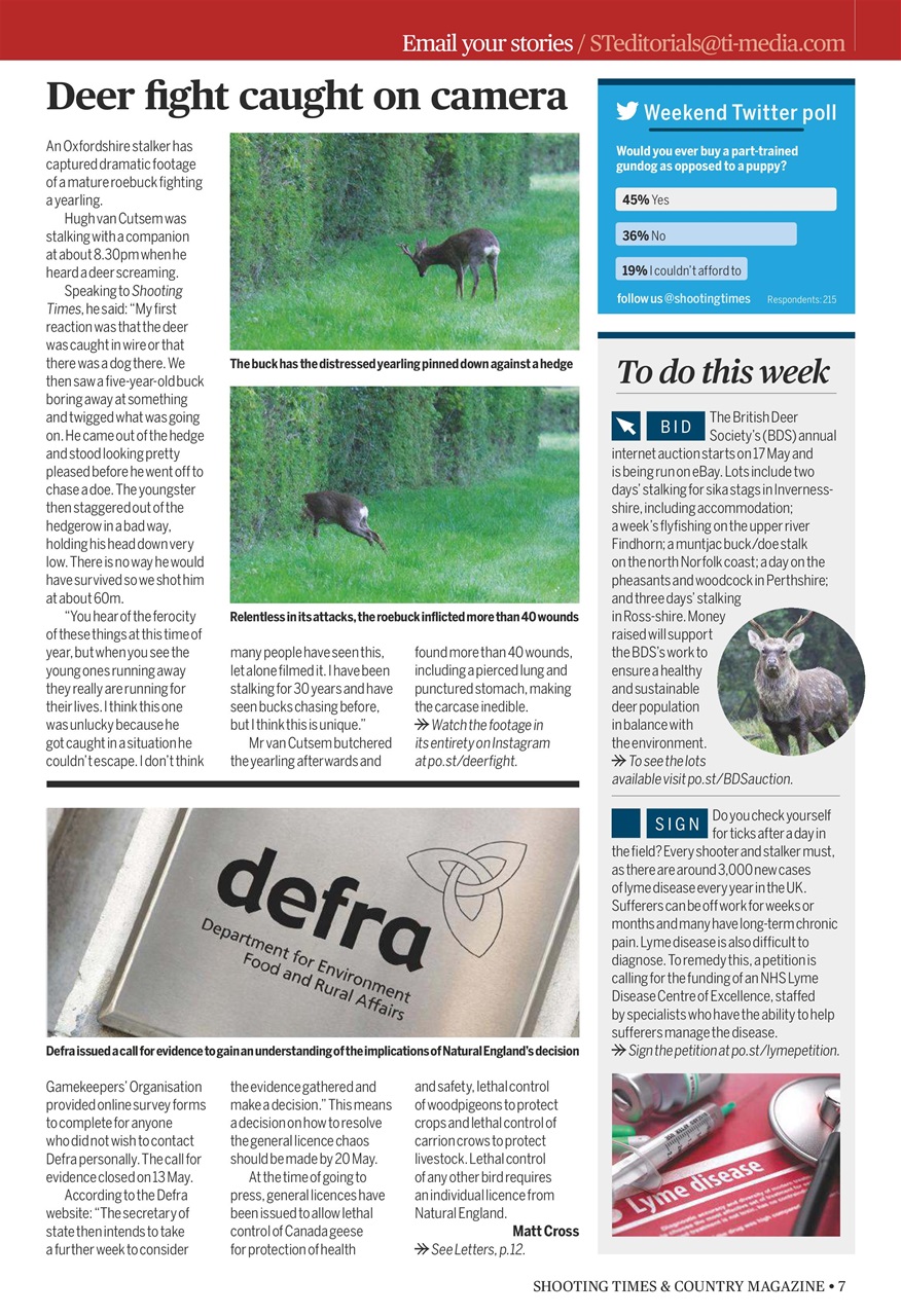 Shooting Times & Country Preview Pages