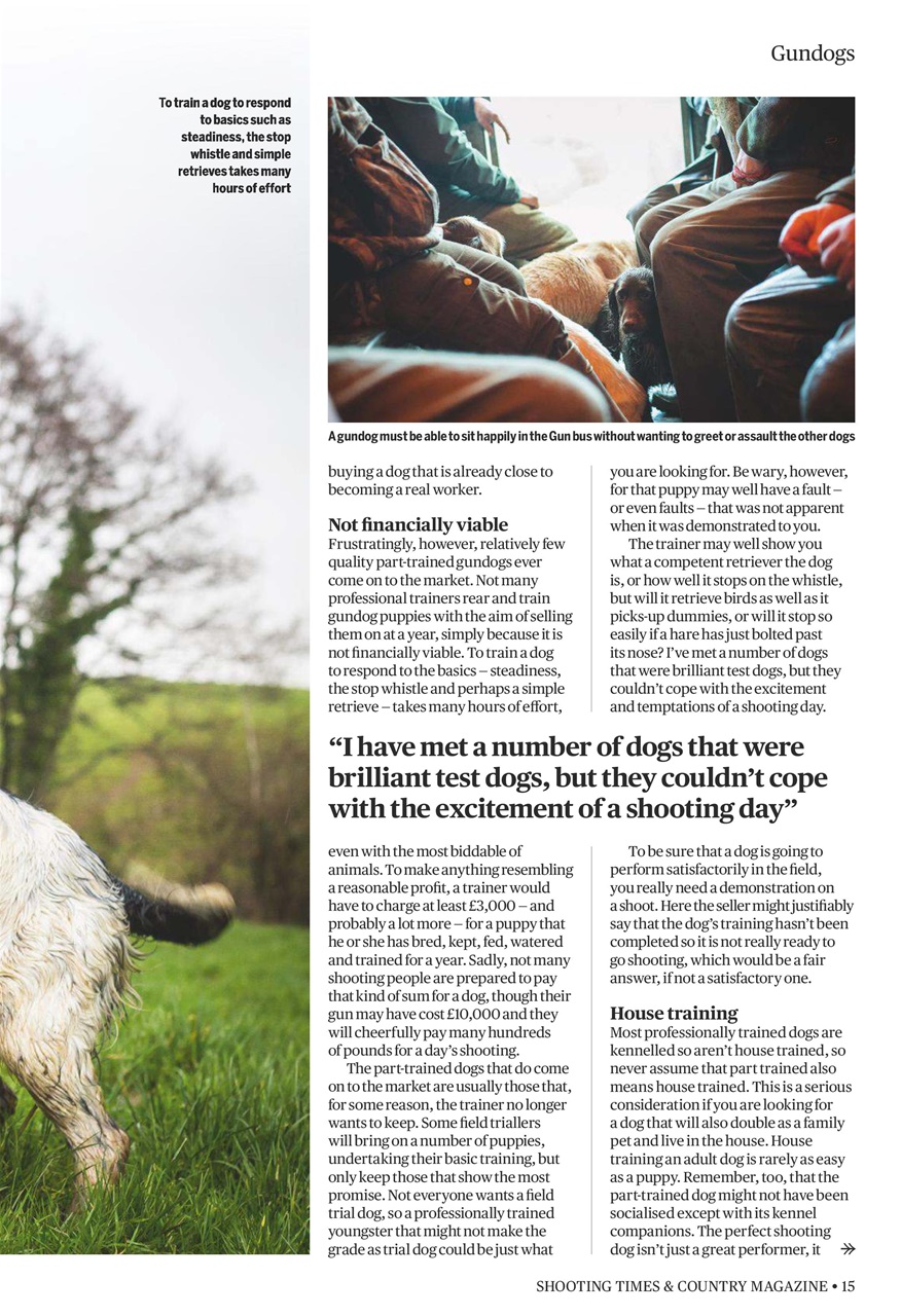 Shooting Times & Country Preview Pages