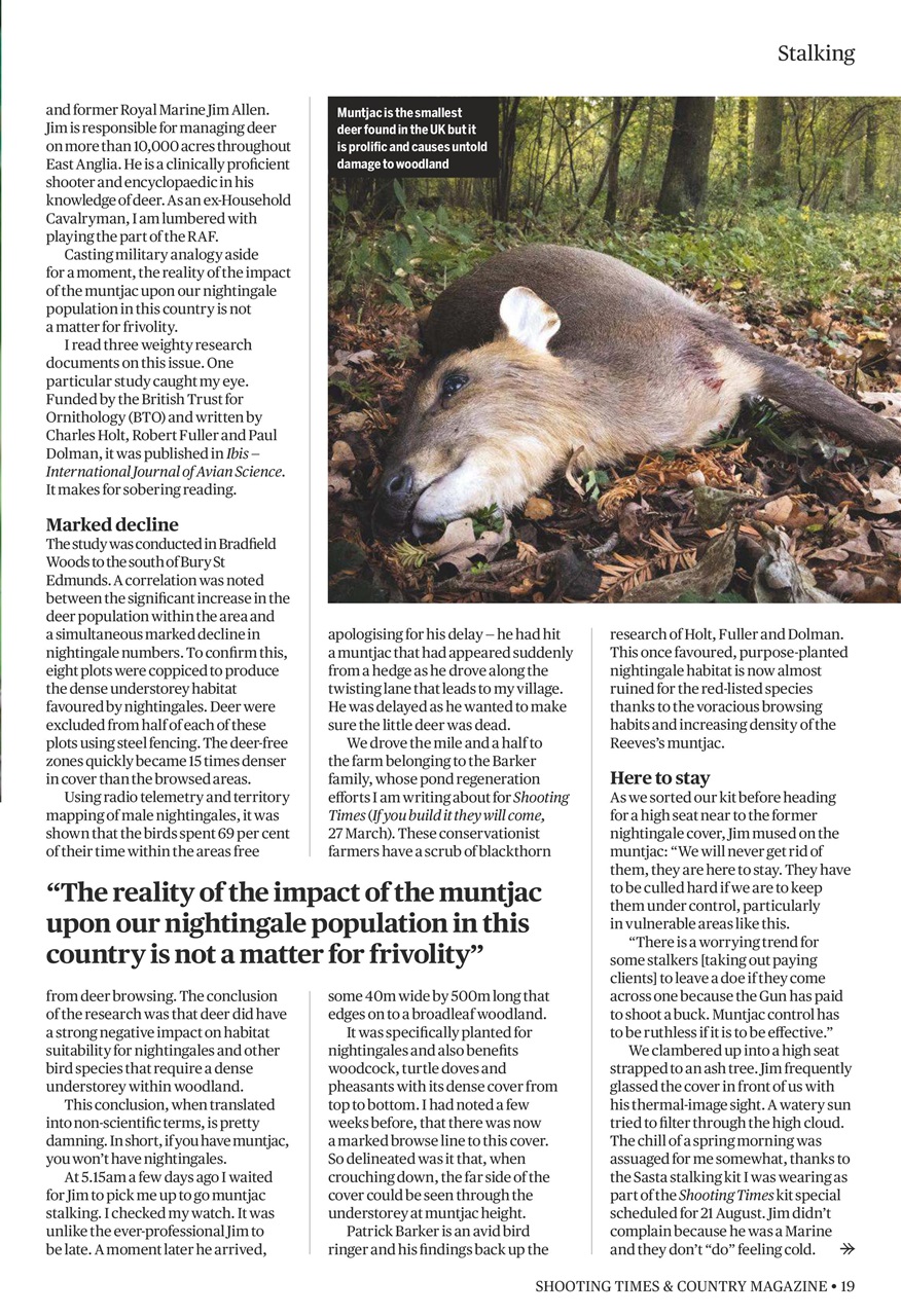 Shooting Times & Country Preview Pages