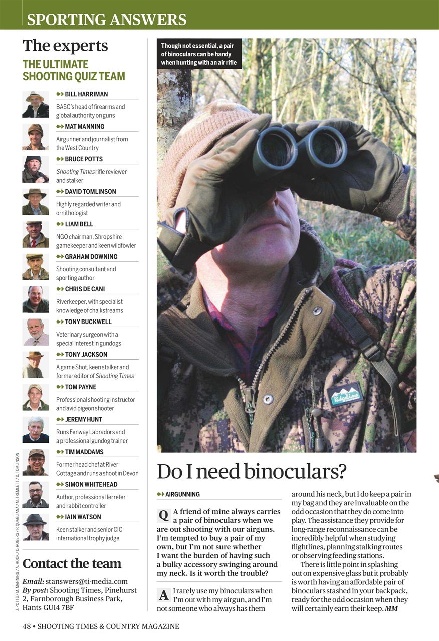 Shooting Times & Country Preview Pages