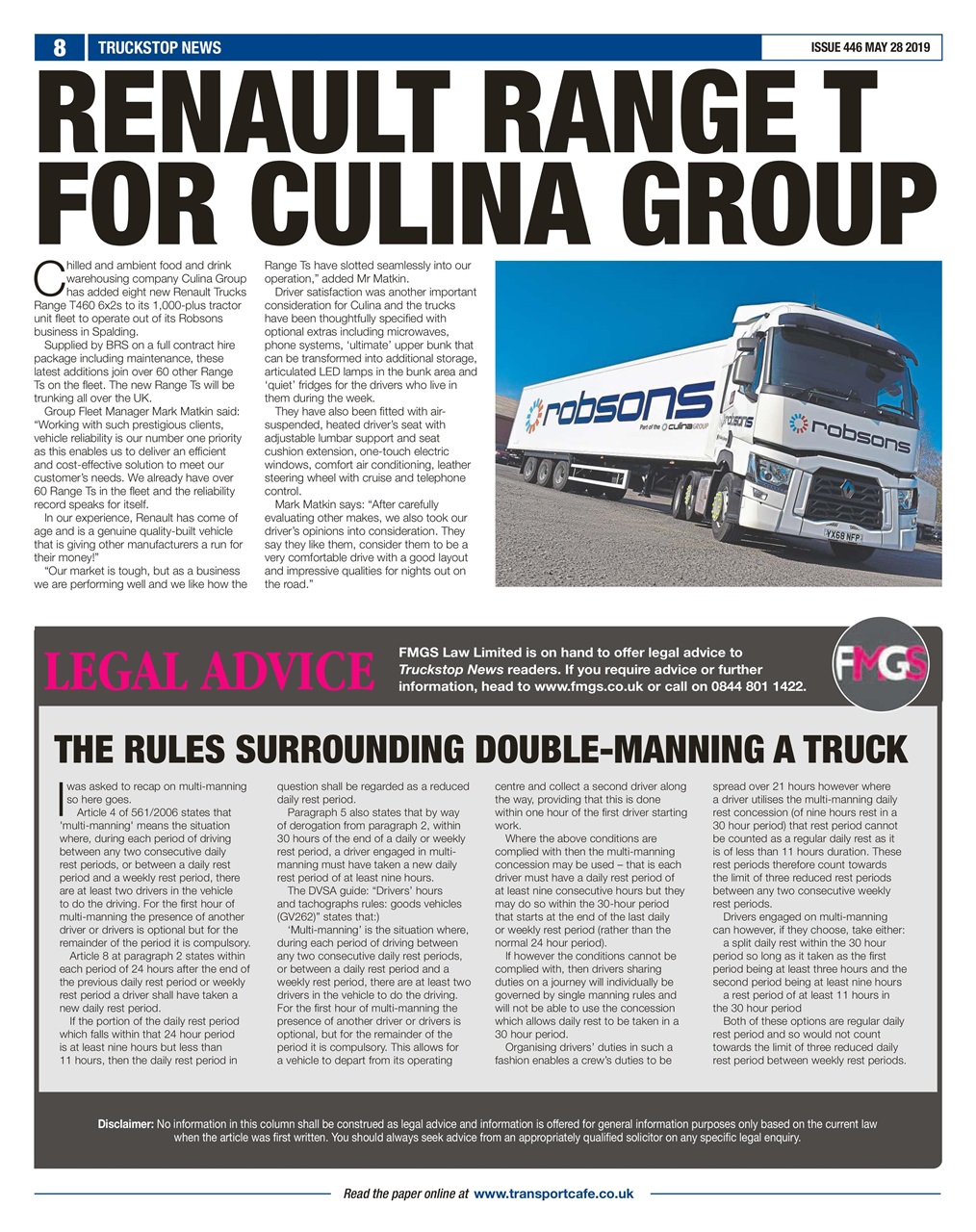 Truckstop News Preview Pages