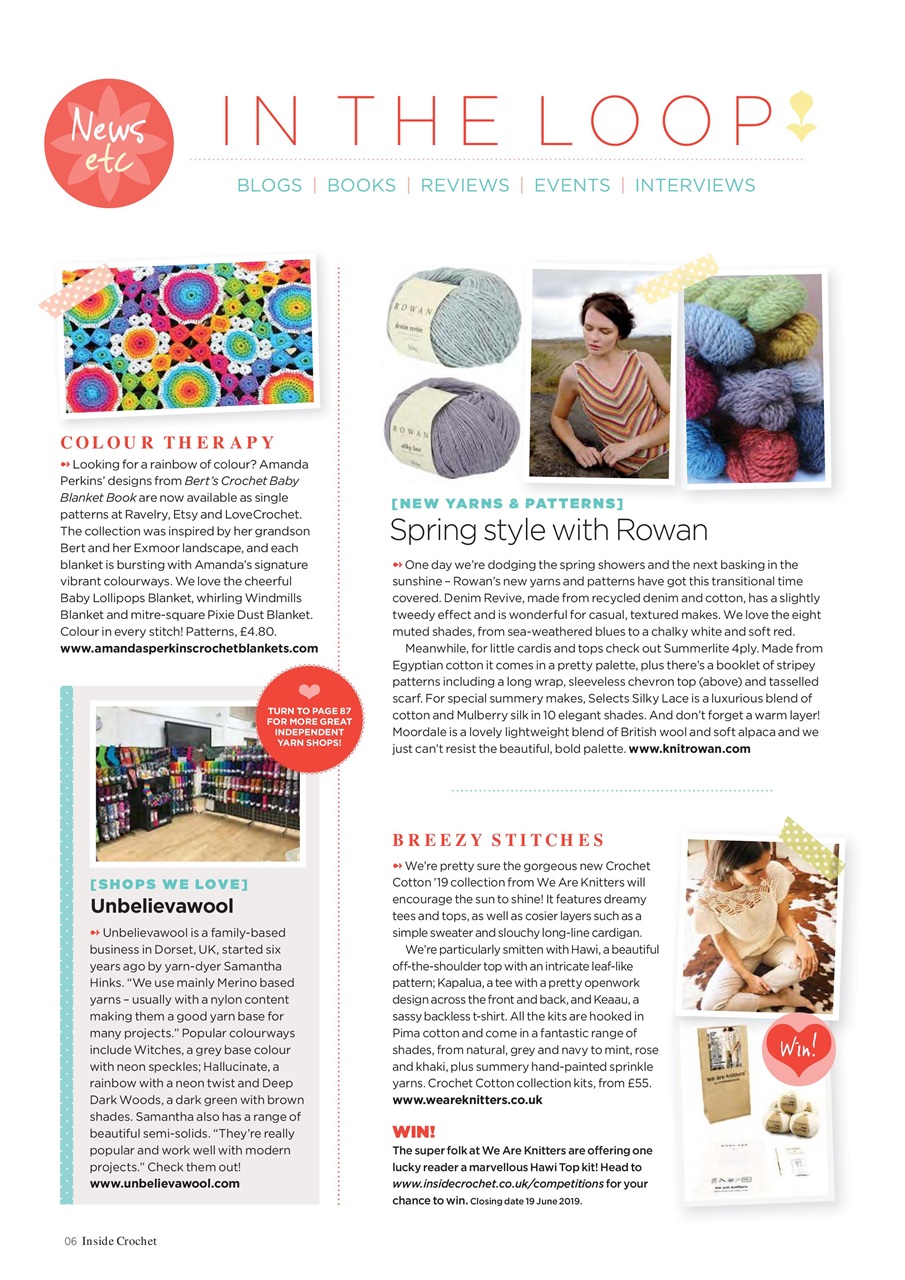 Inside Crochet Preview Pages