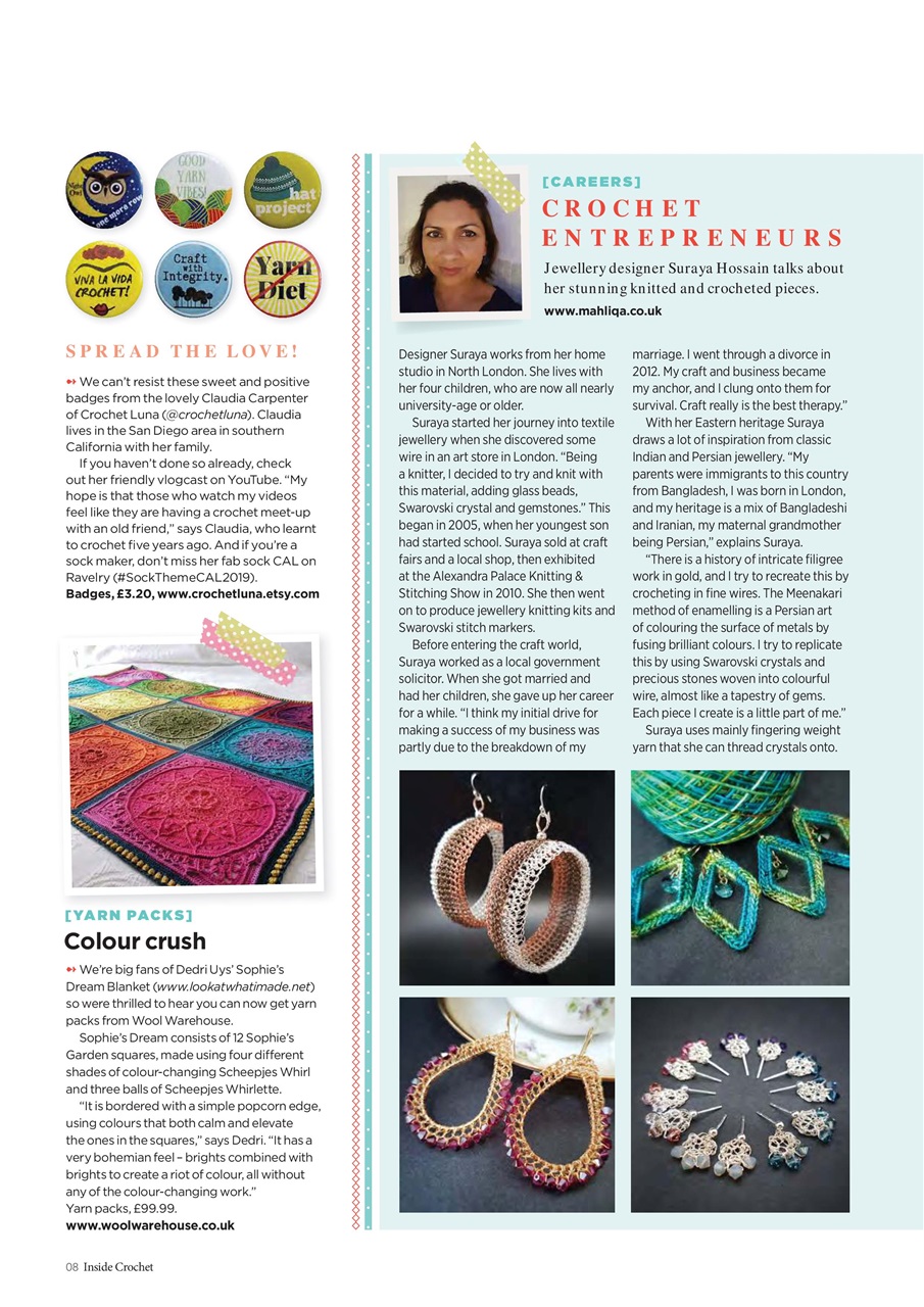 Inside Crochet Preview Pages