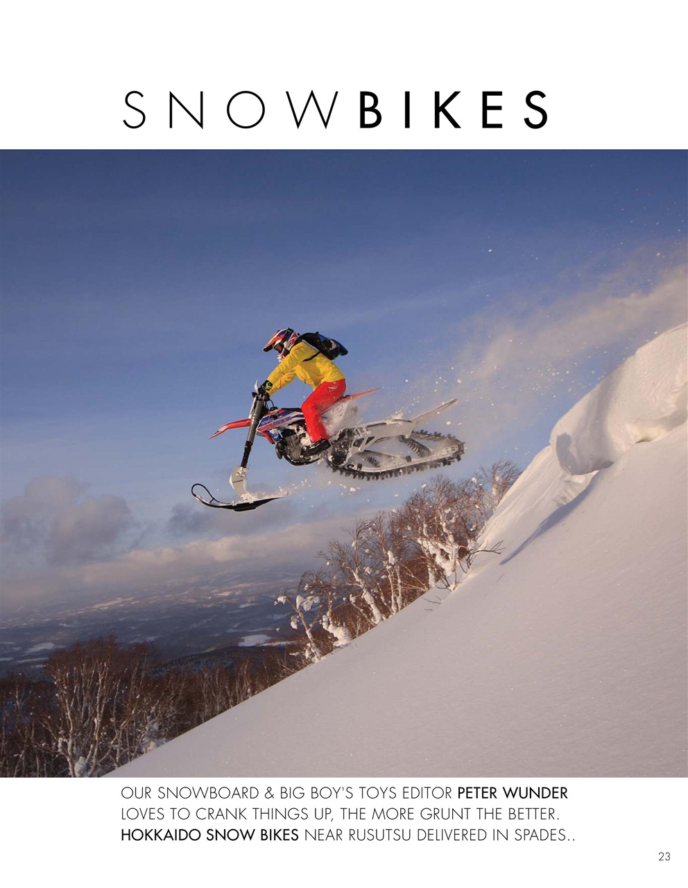 Snow Action Preview Pages