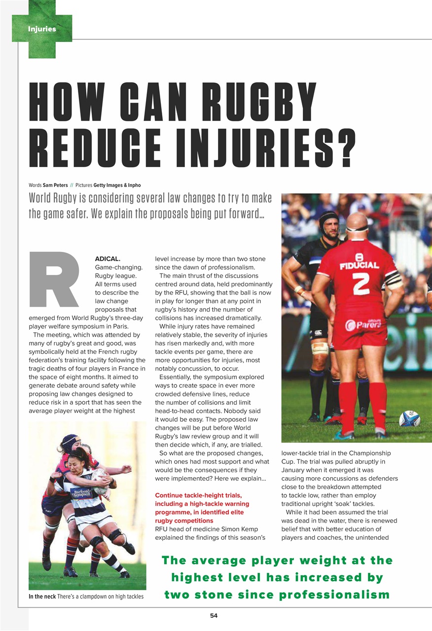 Rugby World Preview Pages