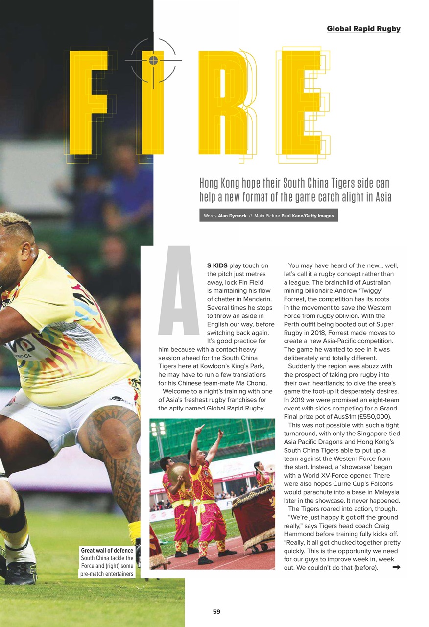 Rugby World Preview Pages