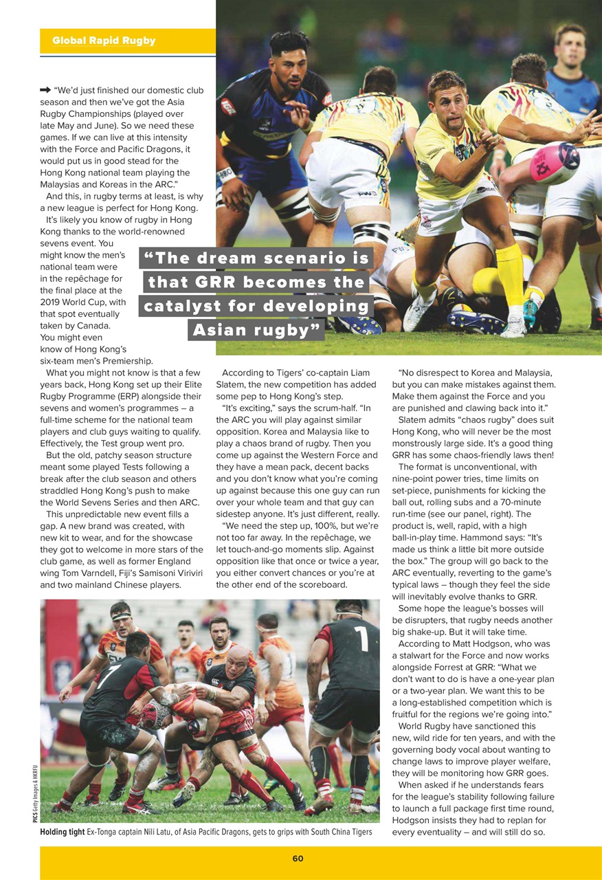 Rugby World Preview Pages
