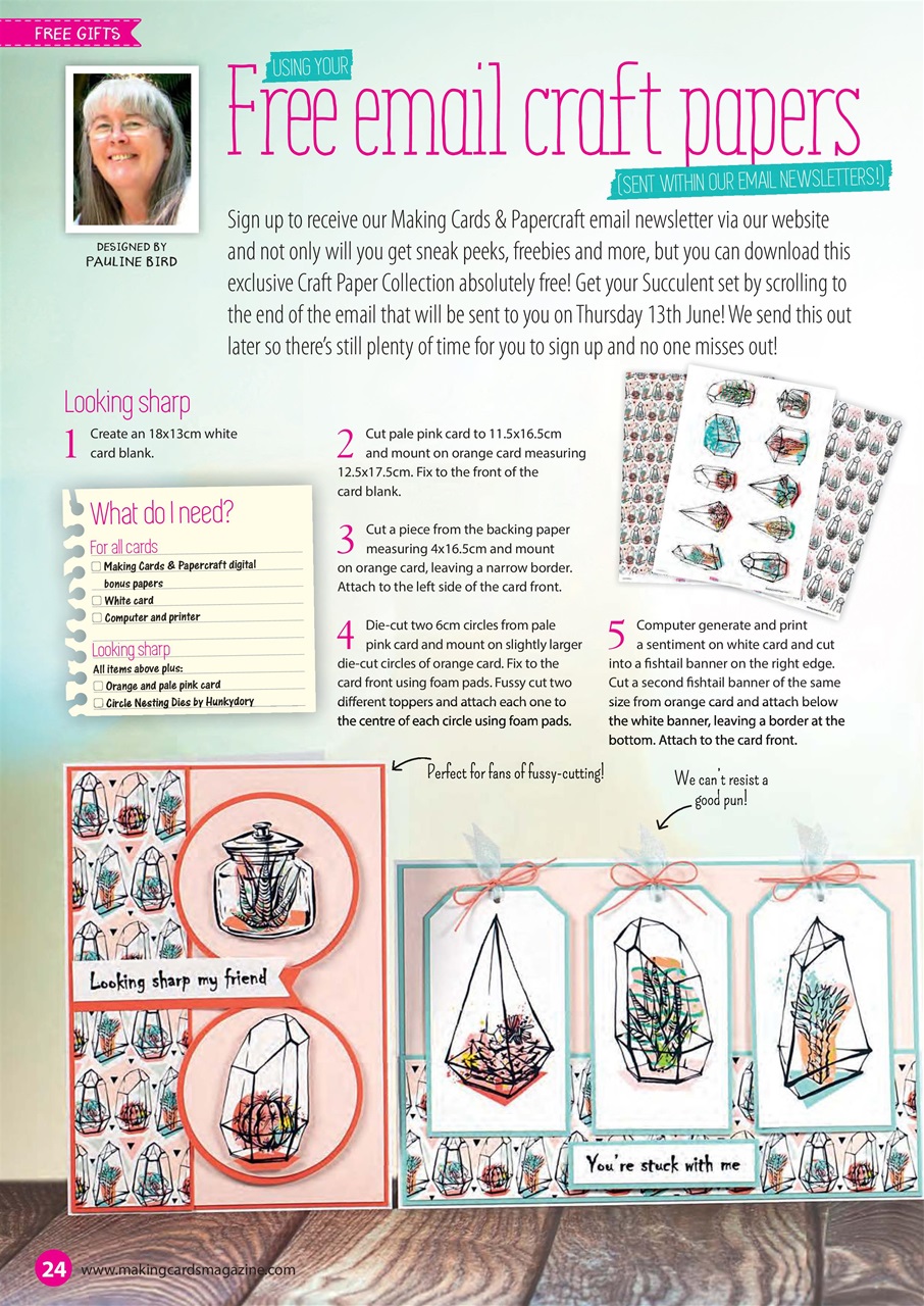 Making Cards & Papercraft Preview Pages