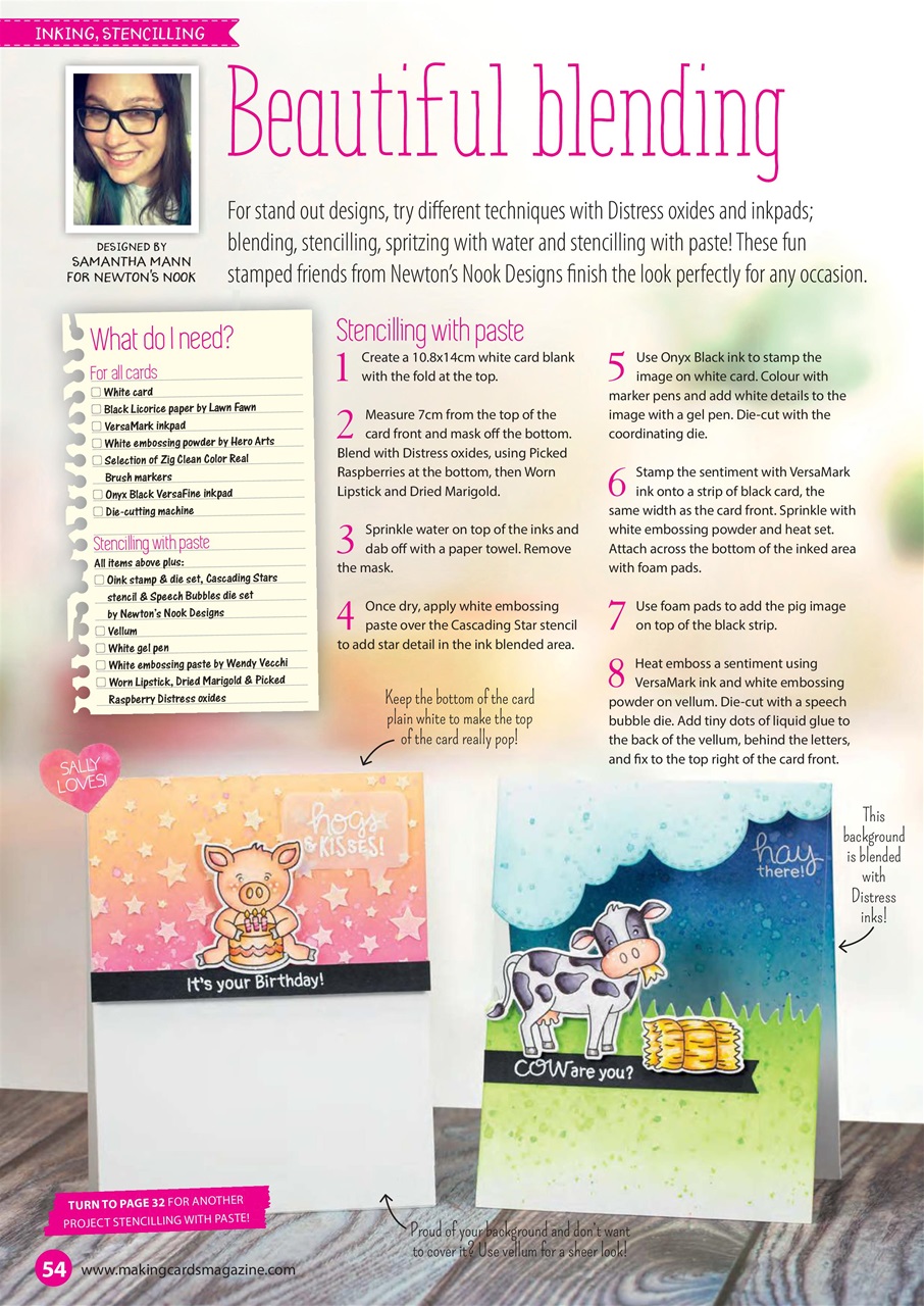 Making Cards & Papercraft Preview Pages