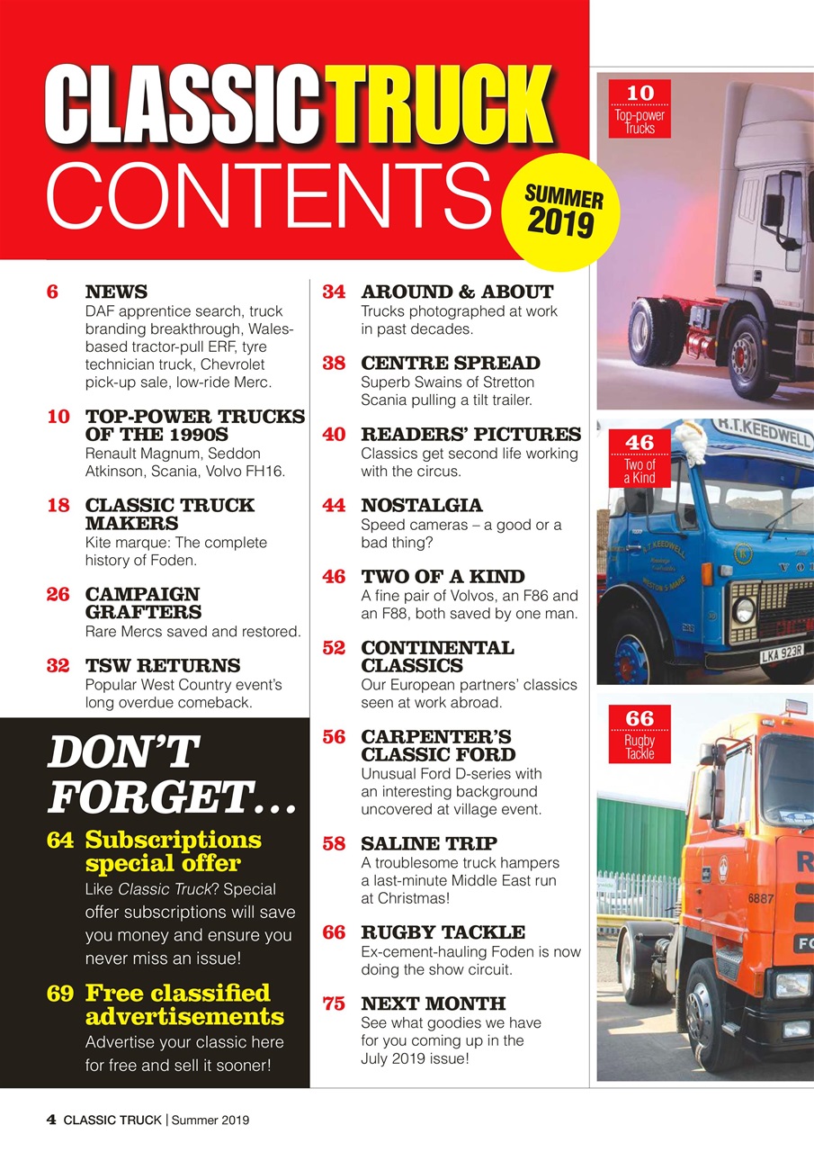 Classic Truck (OLD) Preview Pages