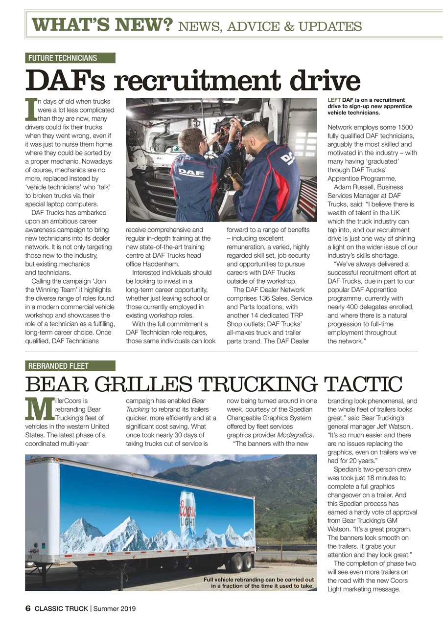 Classic Truck (OLD) Preview Pages