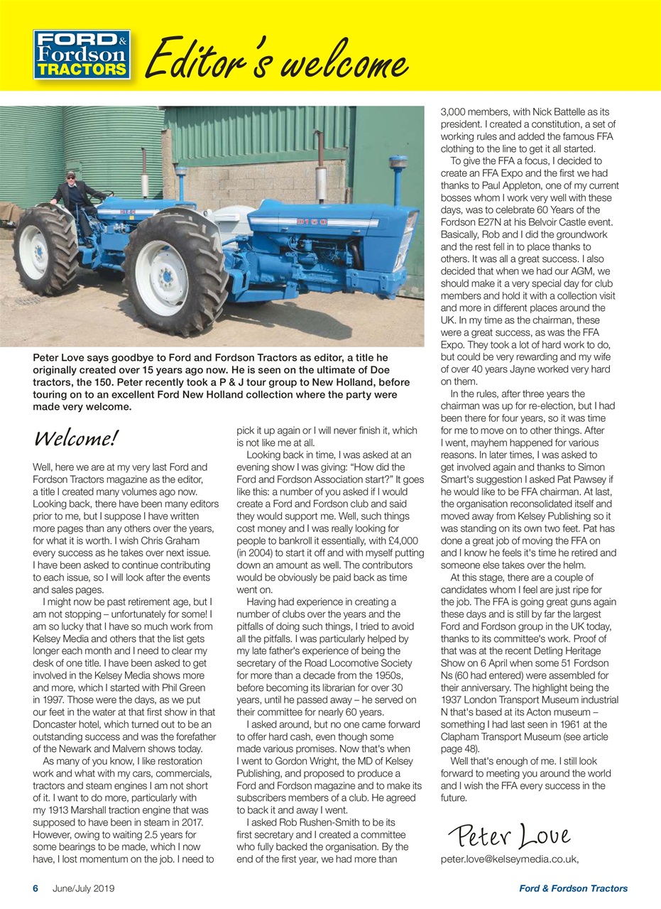 Ford & Fordson Preview Pages