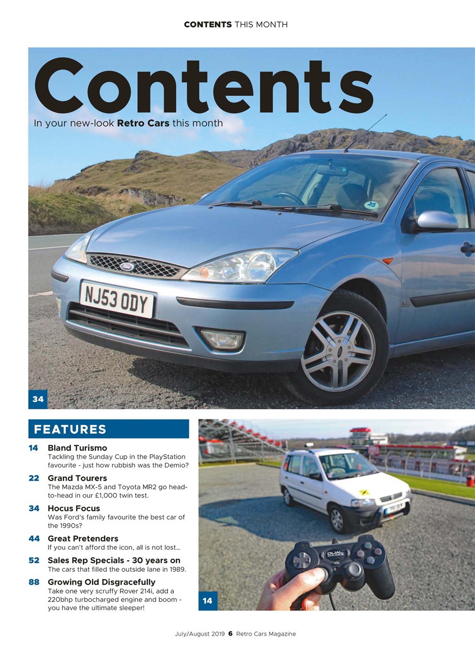 Retro Cars Preview Pages