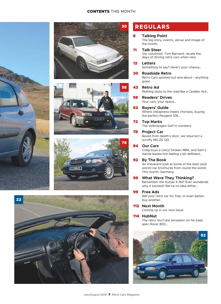 Retro Cars Preview Pages