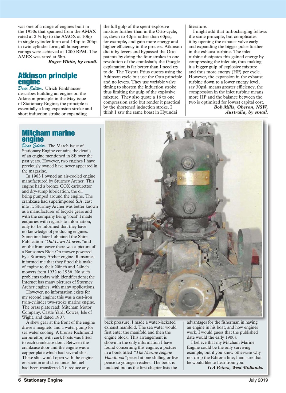 Stationary Engine Preview Pages