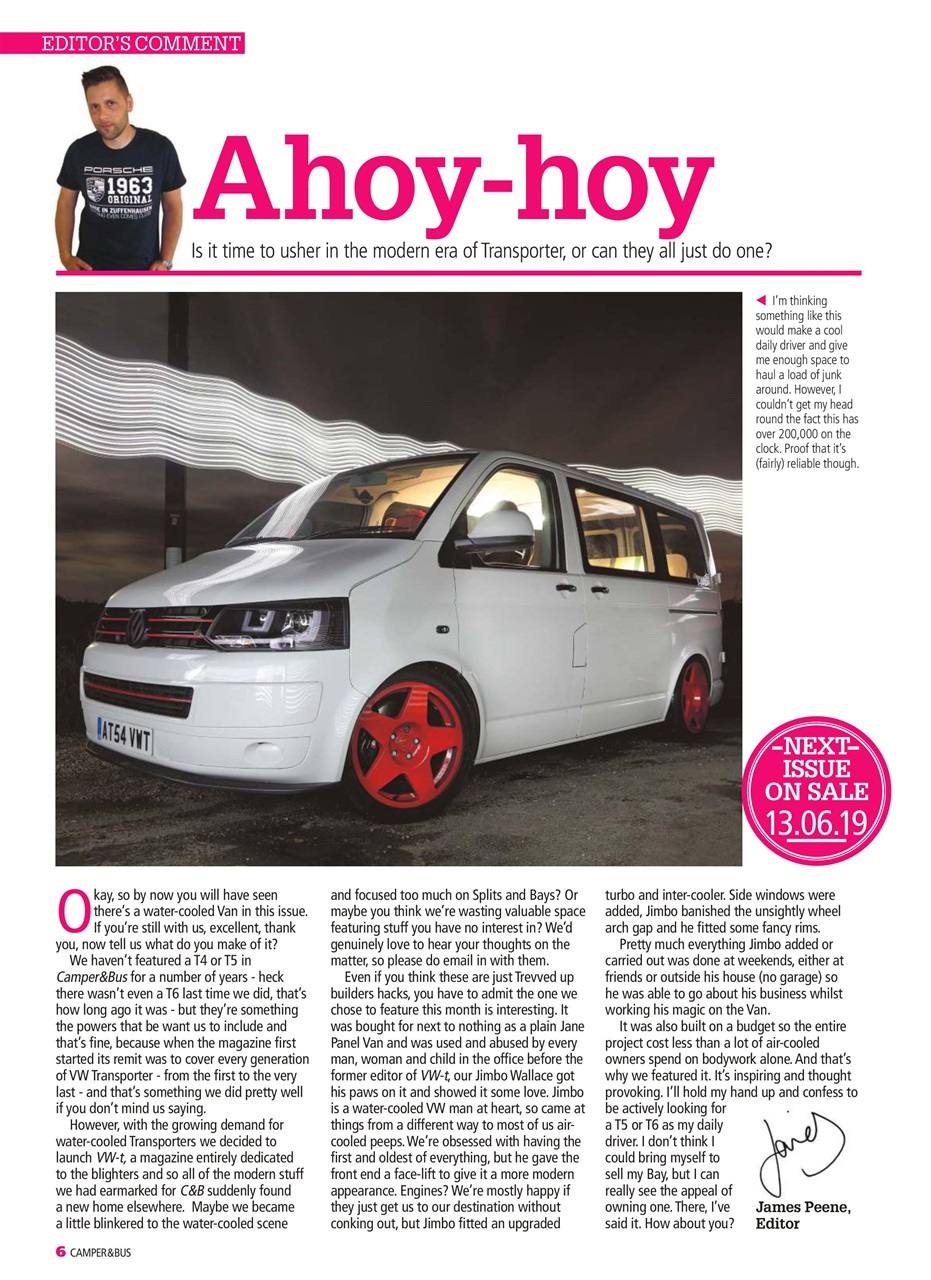 VW Camper Preview Pages