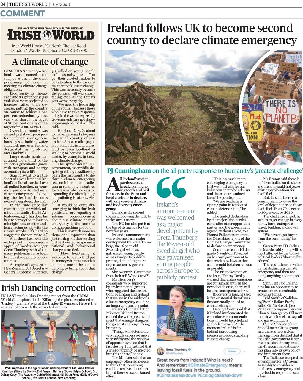 Irish World Preview Pages