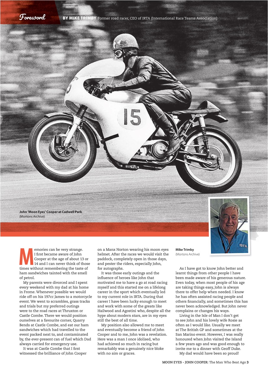 Classic Racer Preview Pages