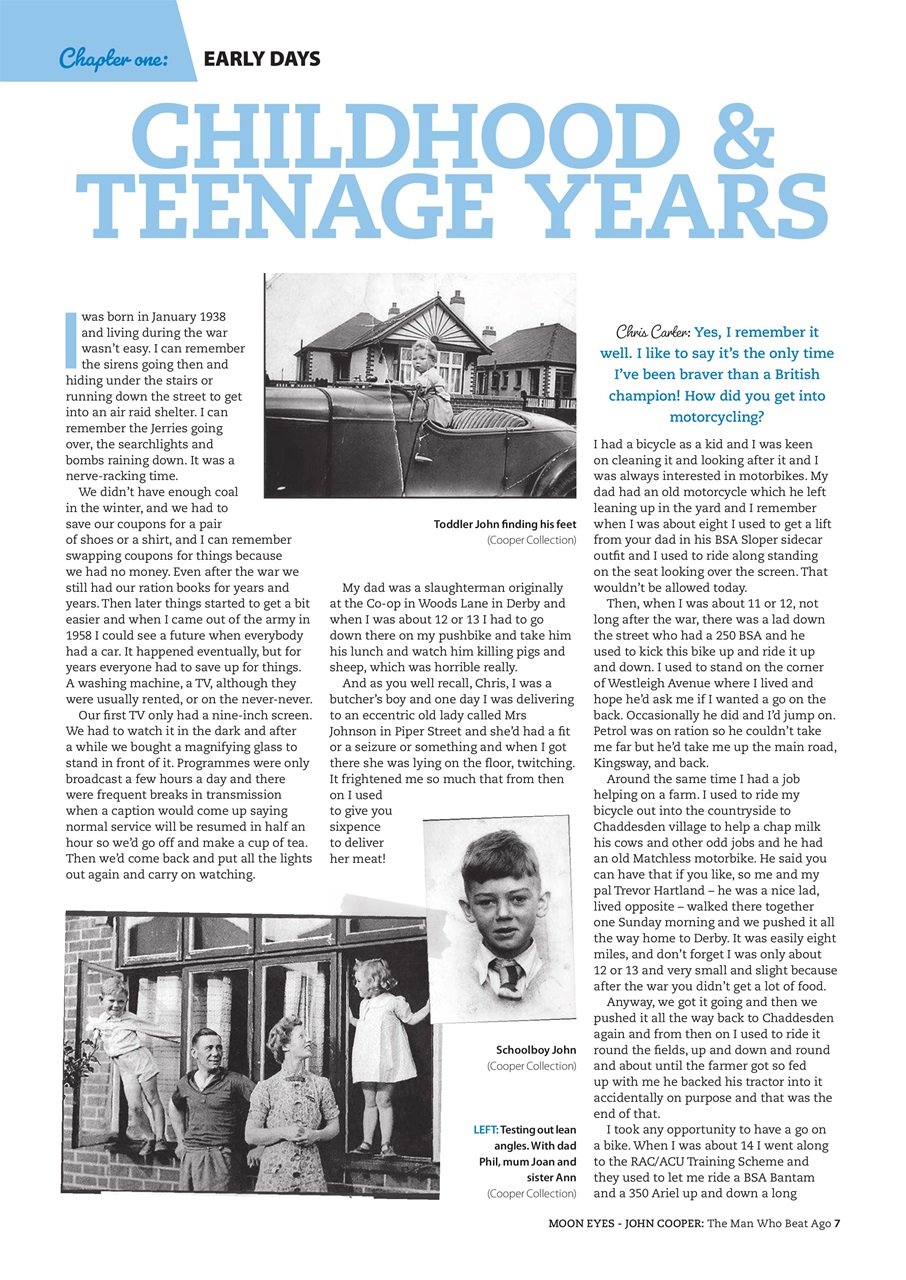 Classic Racer Preview Pages