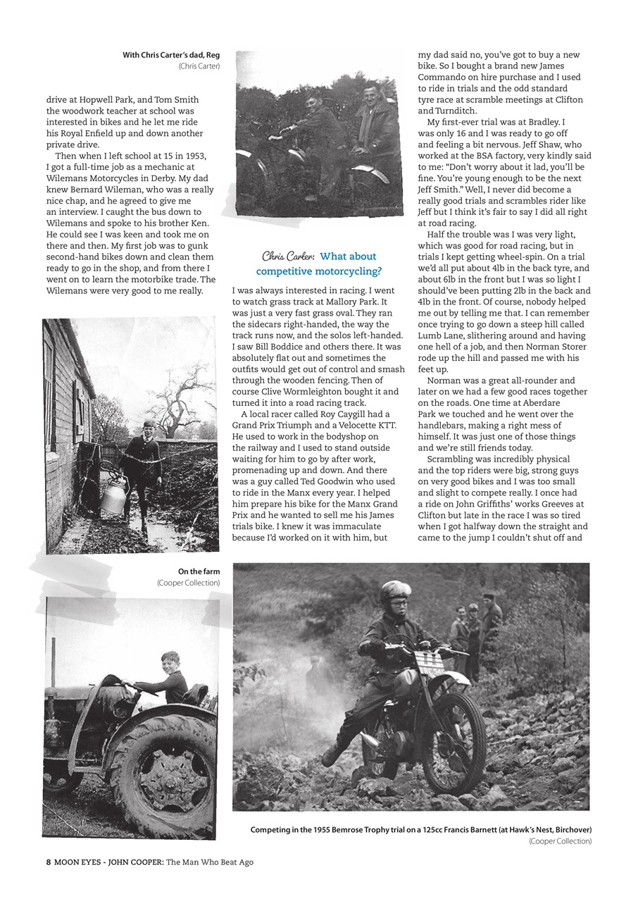 Classic Racer Preview Pages