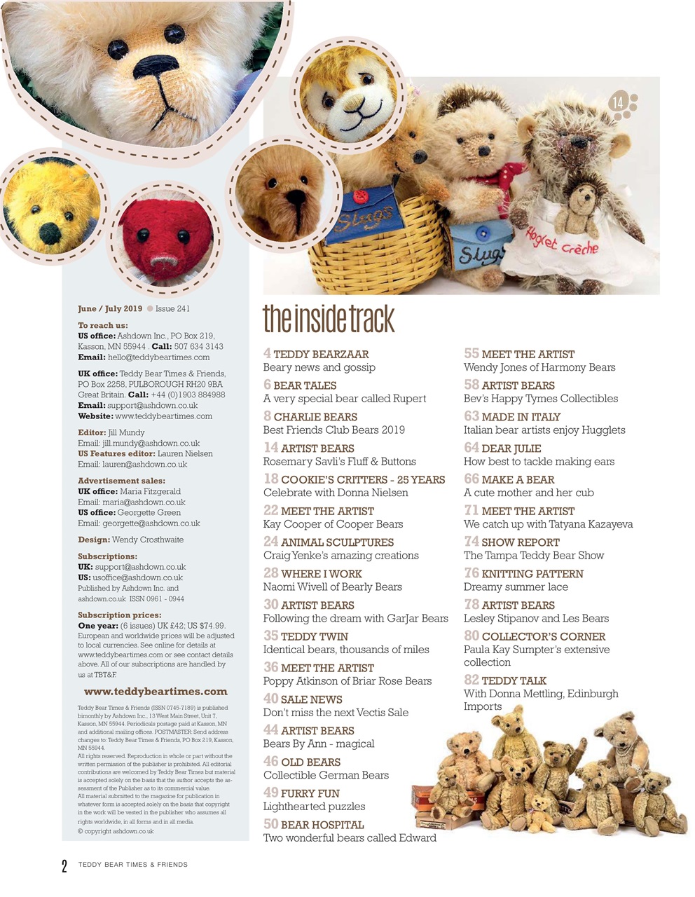 Teddy Bear Times Preview Pages