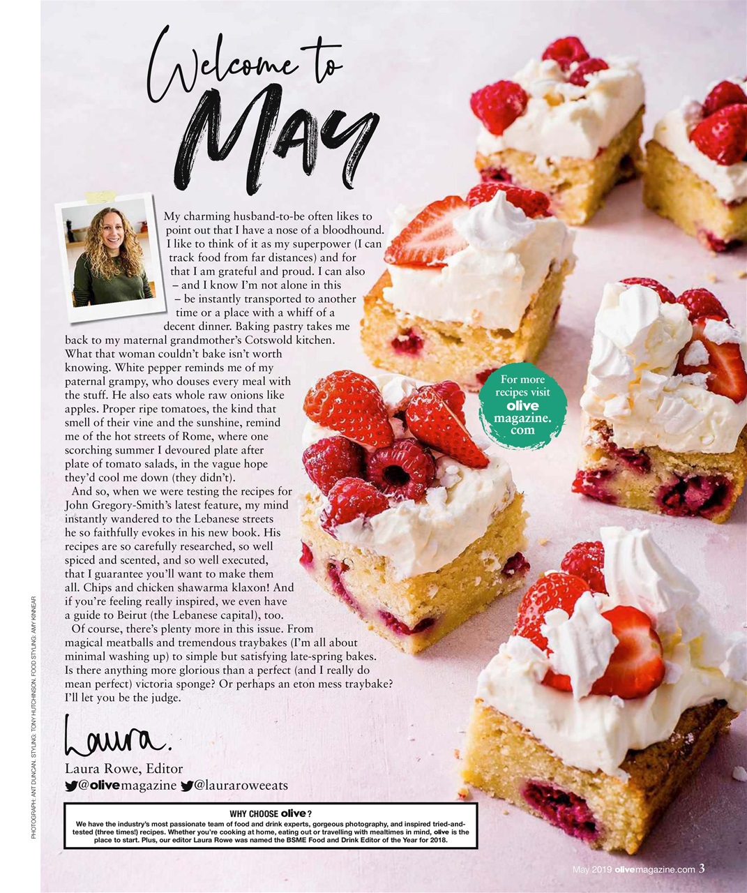 Olive Magazine Preview Pages