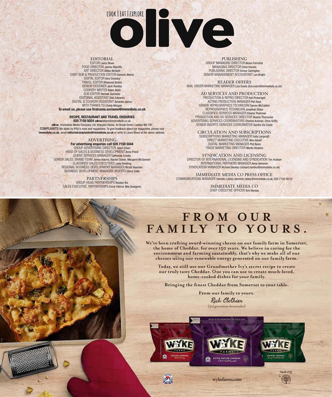 Olive Magazine Preview Pages