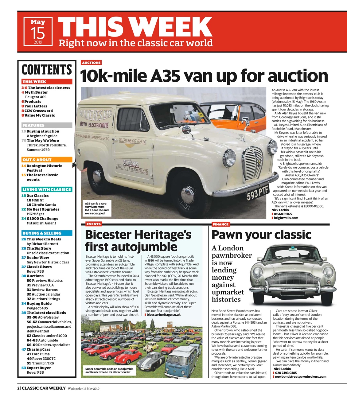 Classic Car Weekly Preview Pages