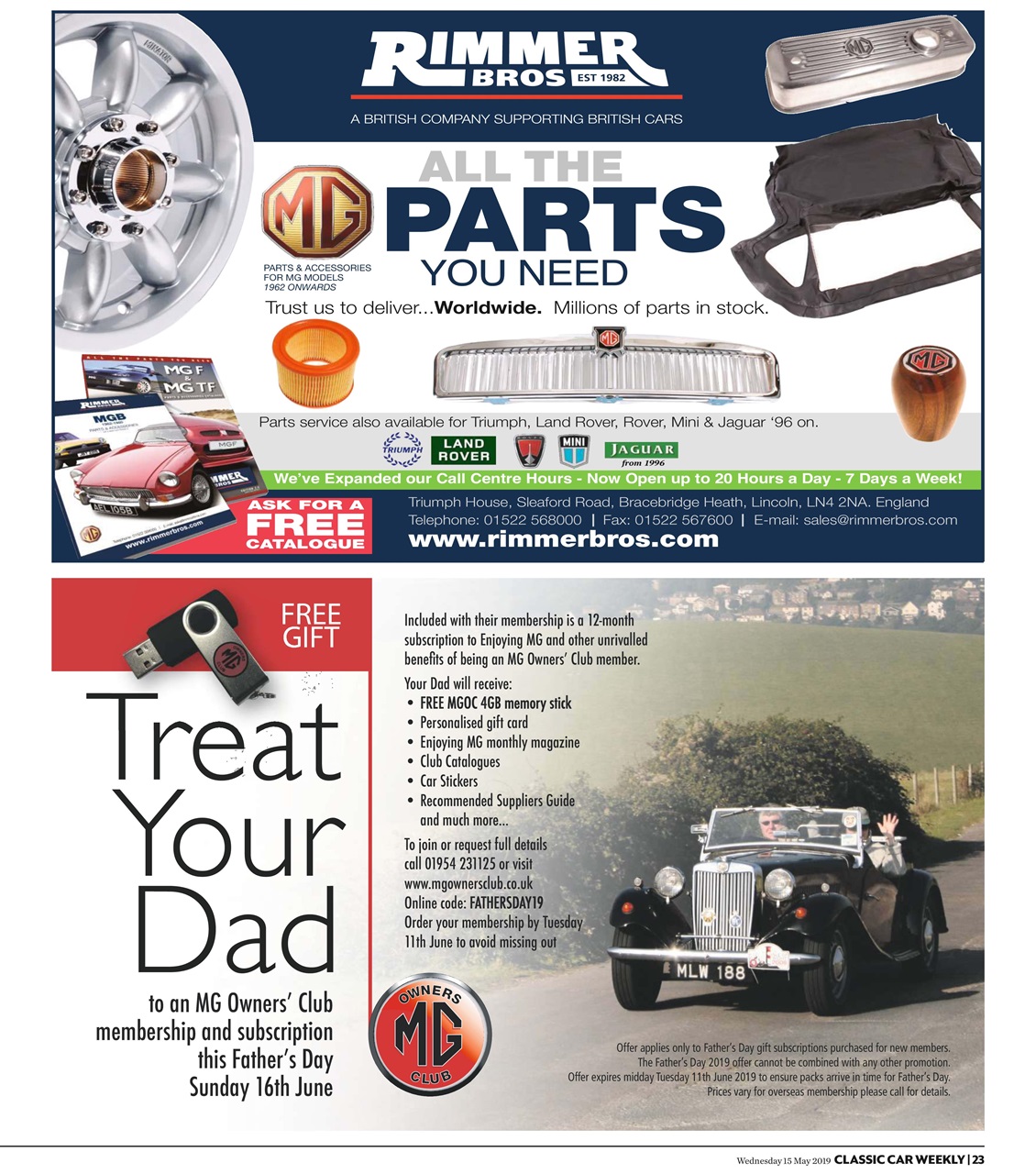 Classic Car Weekly Preview Pages